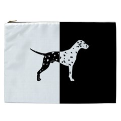 Dalmatian Dog Cosmetic Bag (xxl)  by Valentinaart