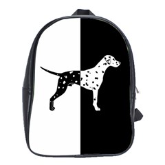 Dalmatian Dog School Bag (xl) by Valentinaart