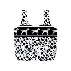 Dalmatian dog Full Print Recycle Bags (S) 