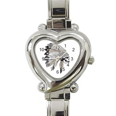 Indian Chef  Heart Italian Charm Watch by Valentinaart