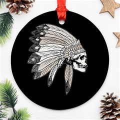 Indian Chef  Ornament (Round)