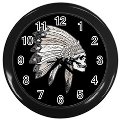 Indian Chef  Wall Clocks (Black)