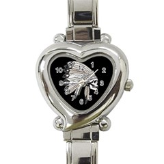 Indian Chef  Heart Italian Charm Watch by Valentinaart