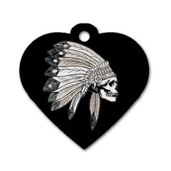 Indian Chef  Dog Tag Heart (One Side)