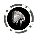 Indian Chef  Poker Chip Card Guard Front