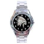 Indian Chef  Stainless Steel Analogue Watch Front