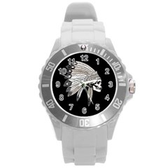 Indian Chef  Round Plastic Sport Watch (L)