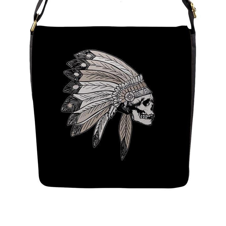 Indian Chef  Flap Messenger Bag (L) 