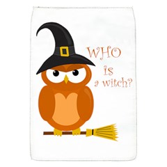 Halloween Orange Witch Owl Flap Covers (s)  by Valentinaart