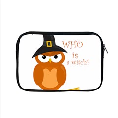 Halloween Orange Witch Owl Apple Macbook Pro 15  Zipper Case by Valentinaart