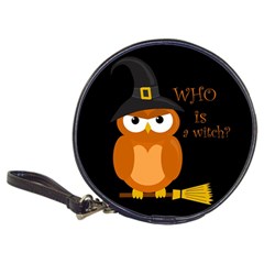 Halloween Orange Witch Owl Classic 20-cd Wallets by Valentinaart