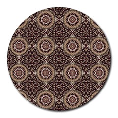 Oriental Pattern Round Mousepads by ValentinaDesign