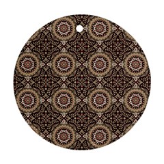 Oriental Pattern Ornament (round) by ValentinaDesign