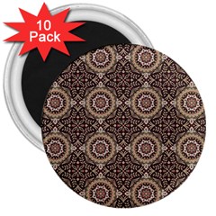 Oriental Pattern 3  Magnets (10 Pack)  by ValentinaDesign