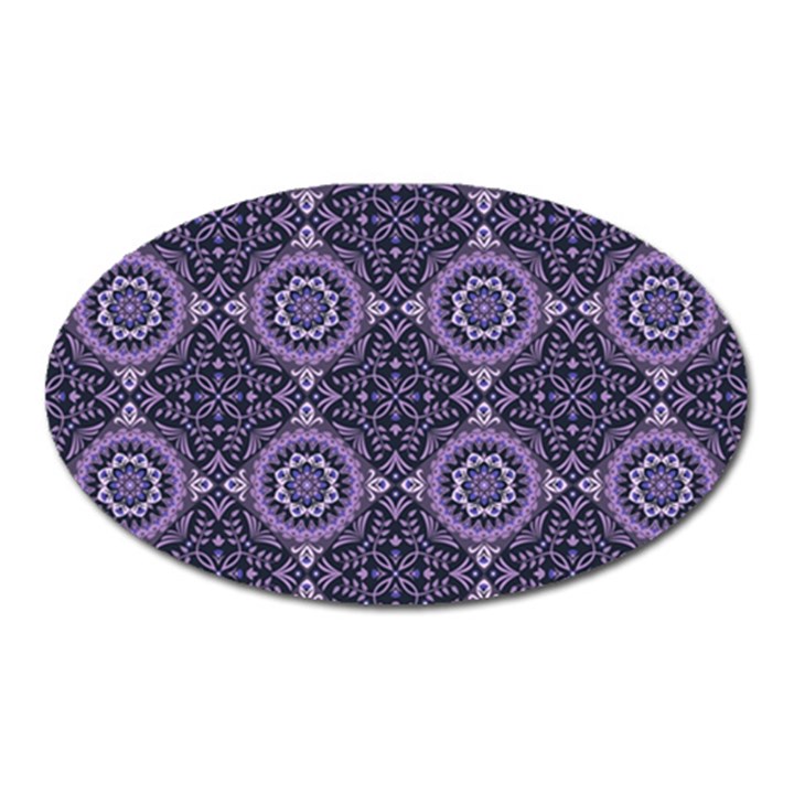 Oriental pattern Oval Magnet