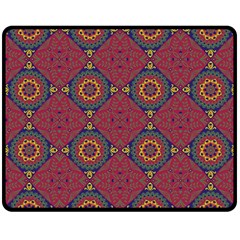 Oriental pattern Fleece Blanket (Medium) 