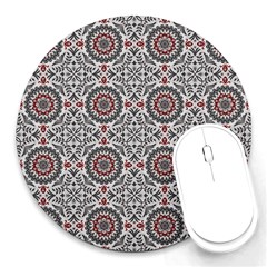 Oriental Pattern Round Mousepads by ValentinaDesign