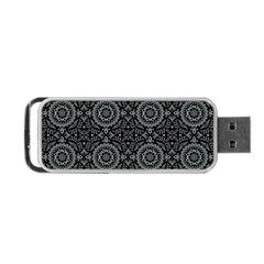 Oriental Pattern Portable Usb Flash (two Sides) by ValentinaDesign