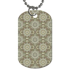 Oriental Pattern Dog Tag (one Side) by ValentinaDesign