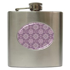 Oriental Pattern Hip Flask (6 Oz) by ValentinaDesign