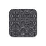 Oriental pattern Rubber Square Coaster (4 pack)  Front