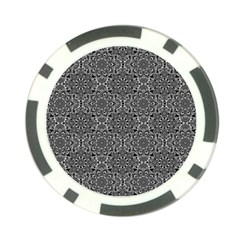 Oriental Pattern Poker Chip Card Guard by ValentinaDesign