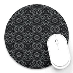 Oriental Pattern Round Mousepads by ValentinaDesign