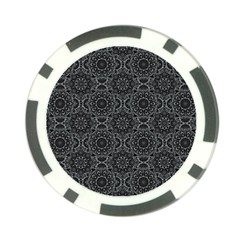 Oriental Pattern Poker Chip Card Guard by ValentinaDesign