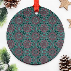 Oriental Pattern Ornament (round) by ValentinaDesign