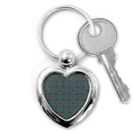 Oriental pattern Key Chains (Heart)  Front