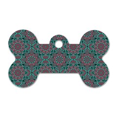 Oriental Pattern Dog Tag Bone (one Side) by ValentinaDesign