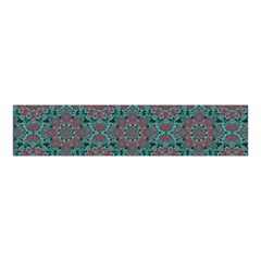 Oriental Pattern Velvet Scrunchie