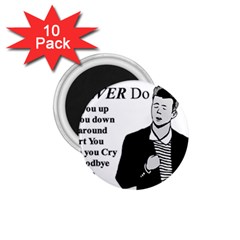 Rick Astley 1 75  Magnets (10 Pack) 