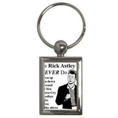 Rick Astley Key Chains (rectangle)  by Powwow