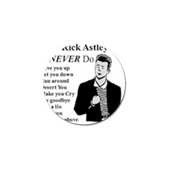 Rick Astley Golf Ball Marker by Powwow