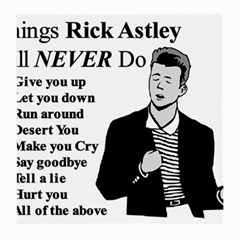 Rick Astley Medium Glasses Cloth by Powwow