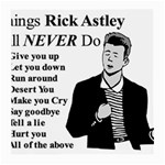 Rick Astley Medium Glasses Cloth (2-Side) Front