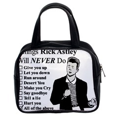 Rick Astley Classic Handbags (2 Sides) by Powwow