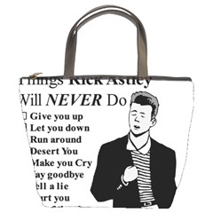 Rick Astley Bucket Bags