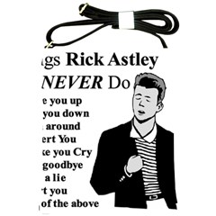 Rick Astley Shoulder Sling Bags by Powwow