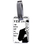 Rick Astley Luggage Tags (Two Sides) Back