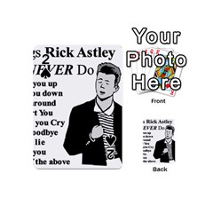 Rick Astley Playing Cards 54 (mini)  by Powwow