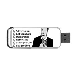 Rick Astley Portable Usb Flash (one Side) by Powwow