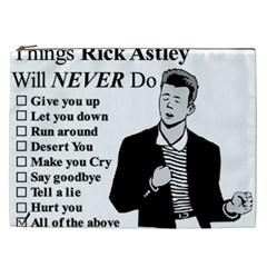 Rick Astley Cosmetic Bag (xxl)  by Powwow