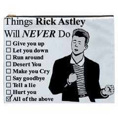 Rick Astley Cosmetic Bag (xxxl)  by Powwow