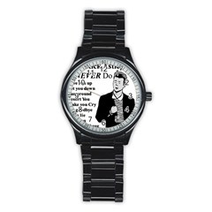 Rick Astley Stainless Steel Round Watch by Powwow