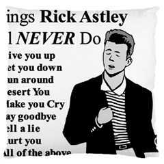 Rick Astley Standard Flano Cushion Case (one Side) by Powwow