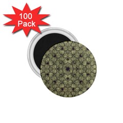 Stylized Modern Floral Design 1 75  Magnets (100 Pack)  by dflcprints