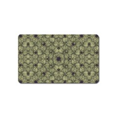 Stylized Modern Floral Design Magnet (name Card) by dflcprints