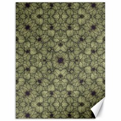 Stylized Modern Floral Design Canvas 18  X 24   by dflcprints